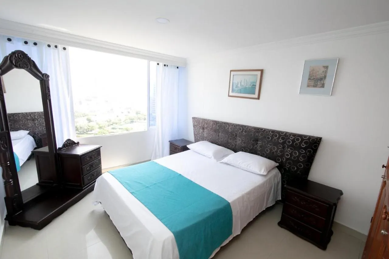 Cartagena Apto De 2 Habitaciones Piso 15 Cerca A La Playa 0*,  Kolumbie