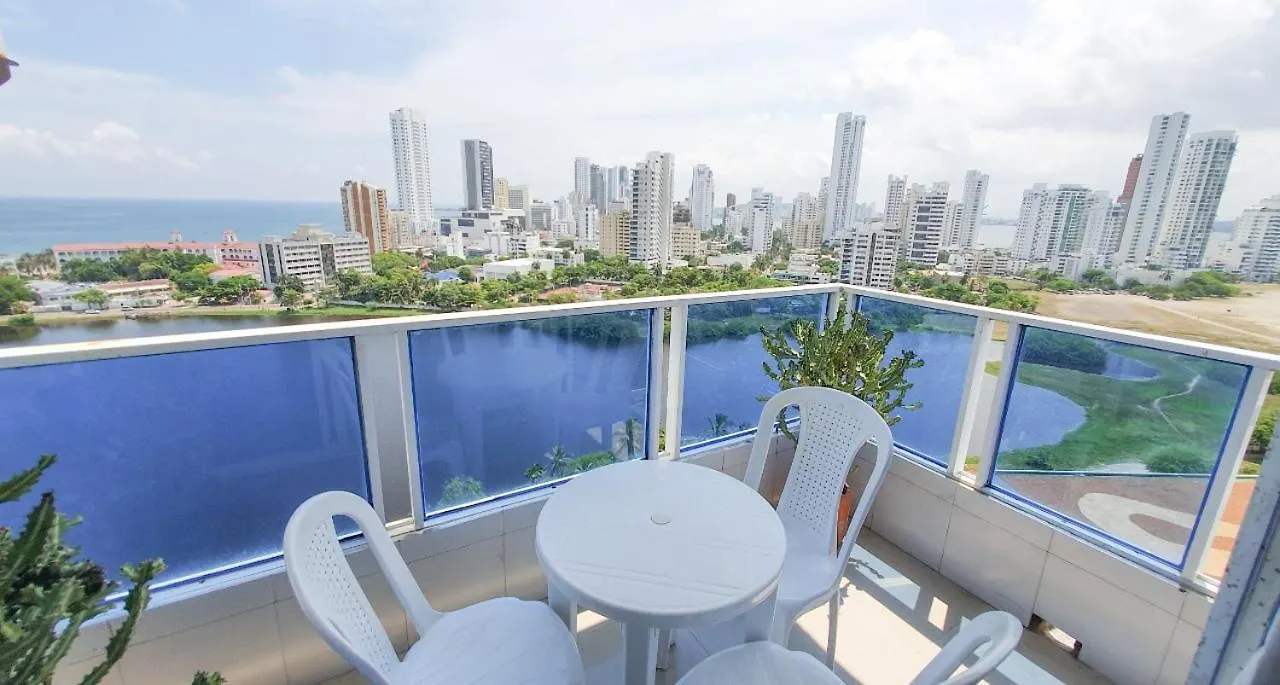 Cartagena Apto De 2 Habitaciones Piso 15 Cerca A La Playa 0*,