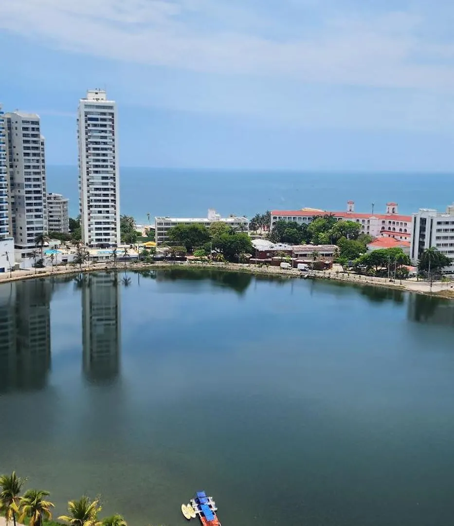 Cartagena Apto De 2 Habitaciones Piso 15 Cerca A La Playa Apartmán