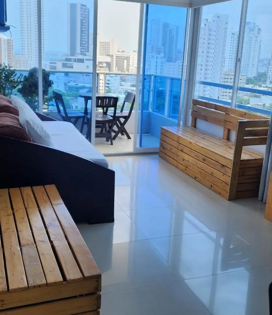 Cartagena Apto De 2 Habitaciones Piso 15 Cerca A La Playa 0*,  Kolumbie