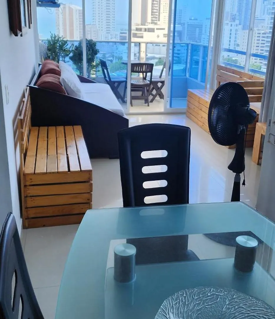 Apartmán Cartagena Apto De 2 Habitaciones Piso 15 Cerca A La Playa Kolumbie