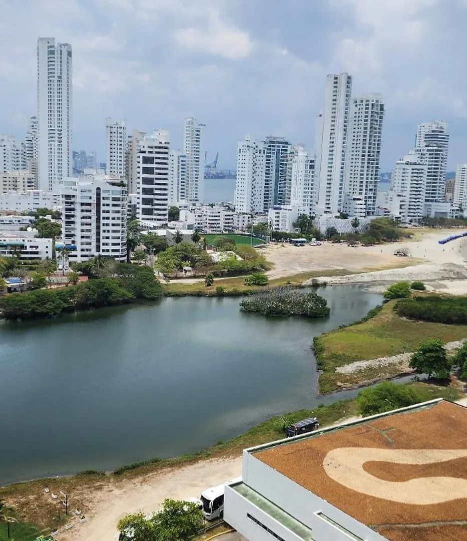 Cartagena Apto De 2 Habitaciones Piso 15 Cerca A La Playa 0*,