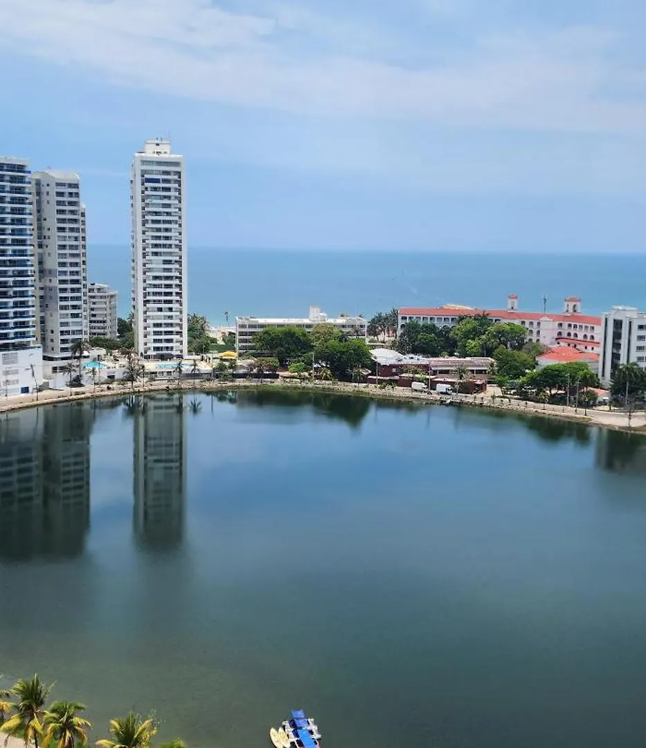 Cartagena Apto De 2 Habitaciones Piso 15 Cerca A La Playa Apartmán