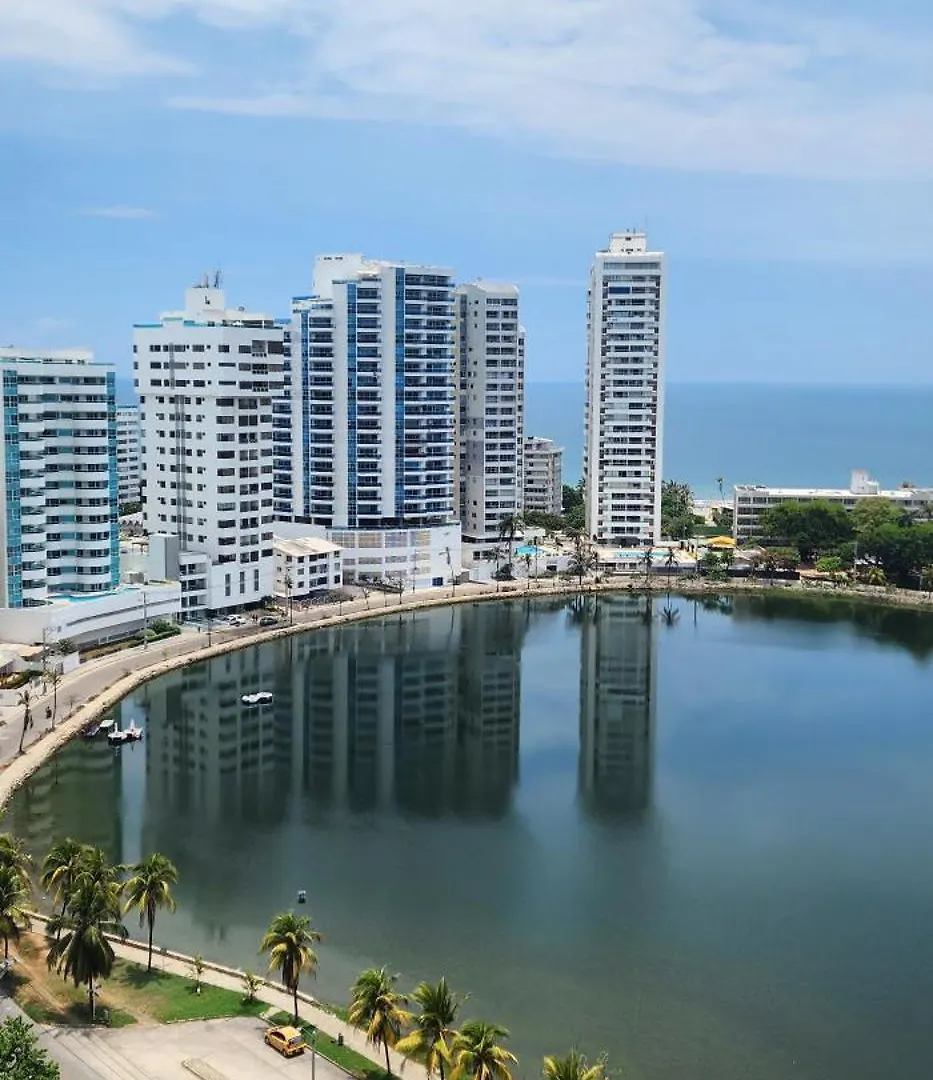 Cartagena Apto De 2 Habitaciones Piso 15 Cerca A La Playa Kolumbie